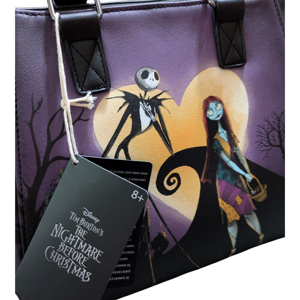 Disney Tim Burton’s The Nightmare Before Christmas Handbag Jack & Sally - Picture 4 of 7